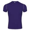 TopTie Men's Compression Short Sleeve T-Shirt, Workout Sports Top, Athletic Base Layer Shirt-Purple-XXL view 4