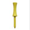 3 1/4" Inch Step Down Golf Tees | Made from Natural Hard Wood | Strong, Light Weight & Biodegradable Material | Pack of 100 - Neon Yellow view 1