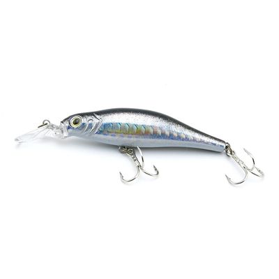 5x Freshwater Saltwater Coarse Sea Crank Salmon Hooks Bass Swimbait Fishing Lures Crankbait Baits peche leurres LK-80-10 80mm 6g Minnow