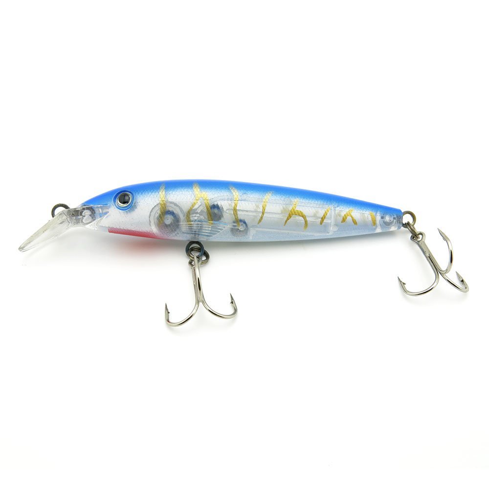 10x Freshwater Saltwater Coarse Sea Crank illex Tackle Swimbait Hard Fishing Lures Crankbait Baits peche leurres RM-125-A02 125mm 19g Minnow