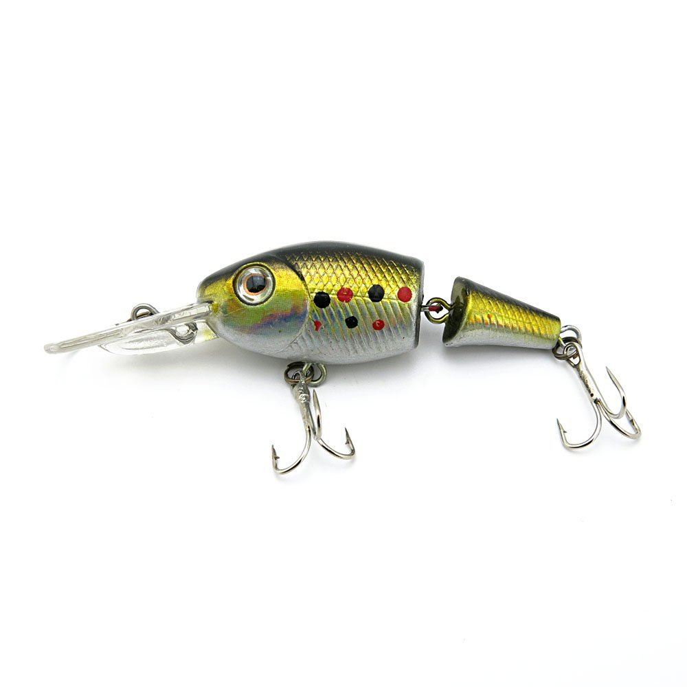 10x Freshwater Saltwater Coarse Sea Crank illex Tackle Jerk truite Fishing Lures Crankbait Baits peche leurres RN-75-04 75mm 6g Minnow