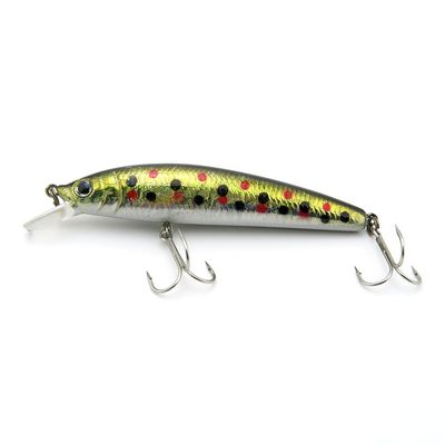 10x Freshwater Saltwater Coarse Sea Crank Fly Tackle Jerk truite Fishing Lures Crankbait Baits peche leurres TC-90-04 90mm 10g Minnow
