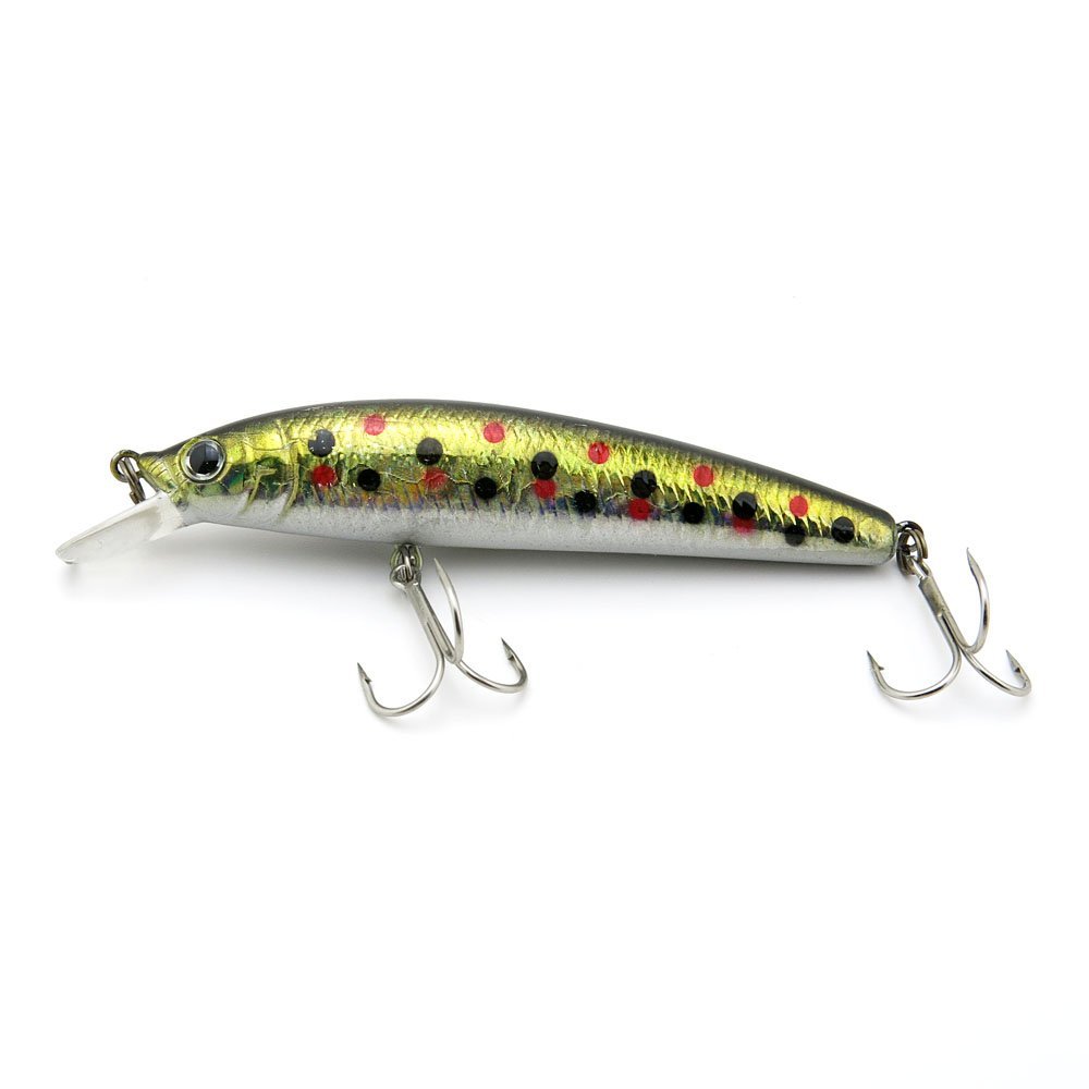 10x Freshwater Saltwater Coarse Sea Crank Fly Tackle Jerk truite Fishing Lures Crankbait Baits peche leurres TC-90-04 90mm 10g Minnow