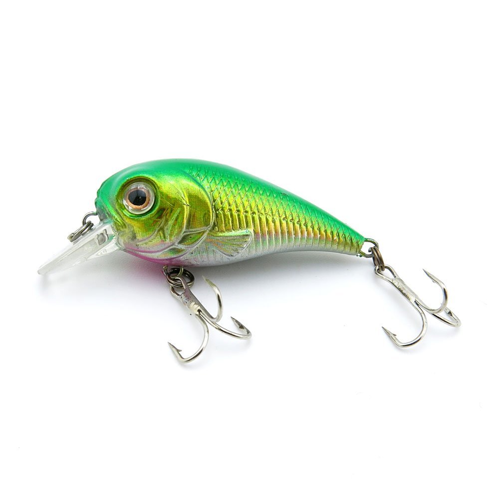 5x Freshwater Saltwater Coarse Sea Crank Trout Fly Tackle Bass Fishing Lures Crankbait Baits peche leurres RHA-50-14 50mm 5g