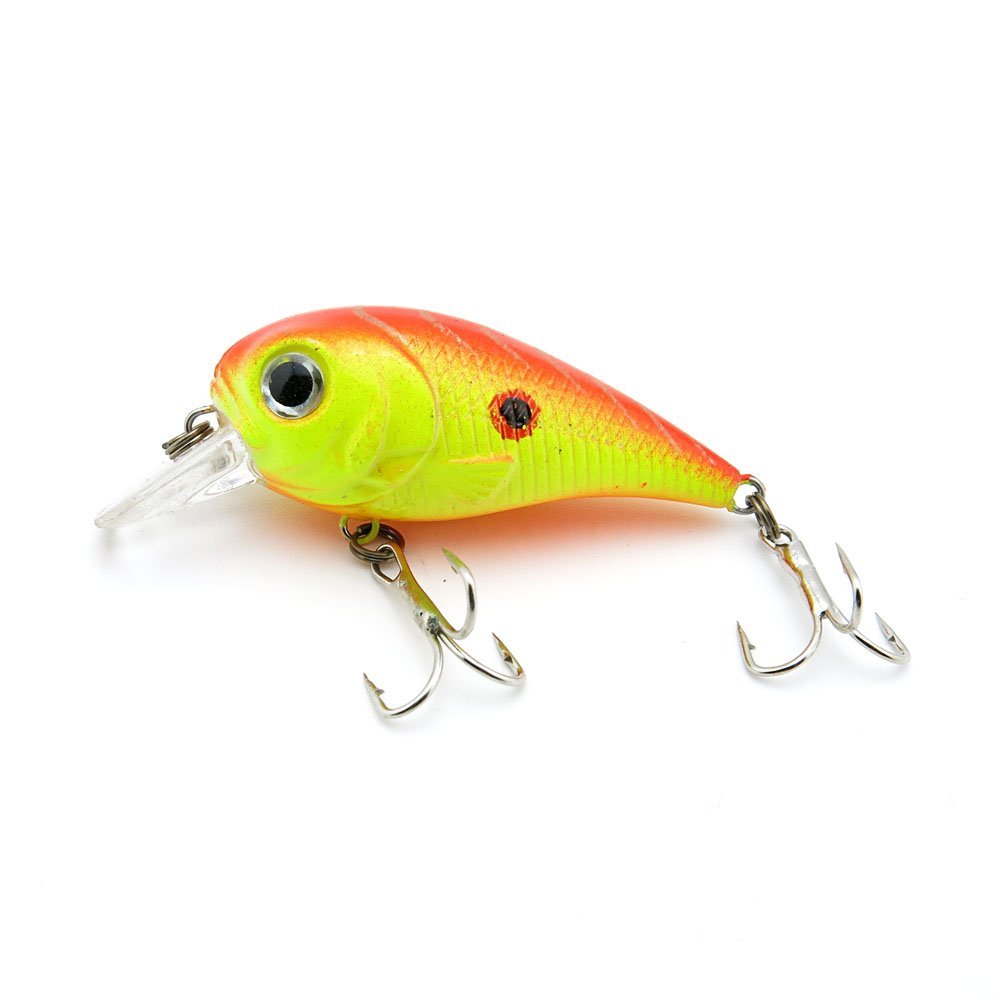 5x Freshwater Saltwater Coarse Sea Crank Trout Fly Tackle Jerk Fishing Lures Crankbait Baits peche leurres RHA-50-X01 50mm 5g