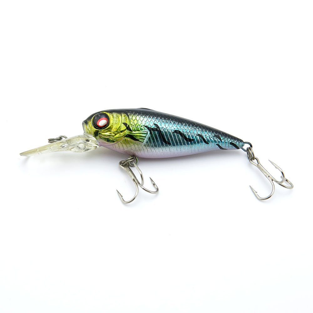5x Freshwater Saltwater Coarse Sea Crank Trout Tackle Jerk Fishing Lures Crankbait Baits peche leurres RHD-70-06 70mm 5g Minnow
