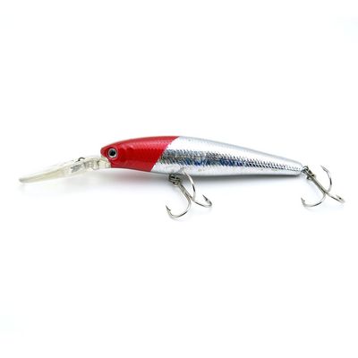 10x Freshwater Saltwater Coarse Sea Crank Salmon Hooks Bass Pike Fishing Lures Crankbait Baits peche leurres LM-130-01 130mm 14g Minnow