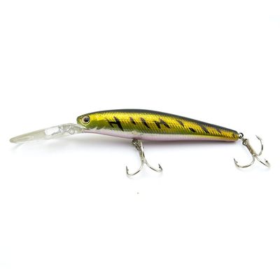 10x Freshwater Saltwater Coarse Sea Crank Salmon Hooks Bass truite Fishing Lures Crankbait Baits peche leurres LM-130-07 130mm 14g Minnow