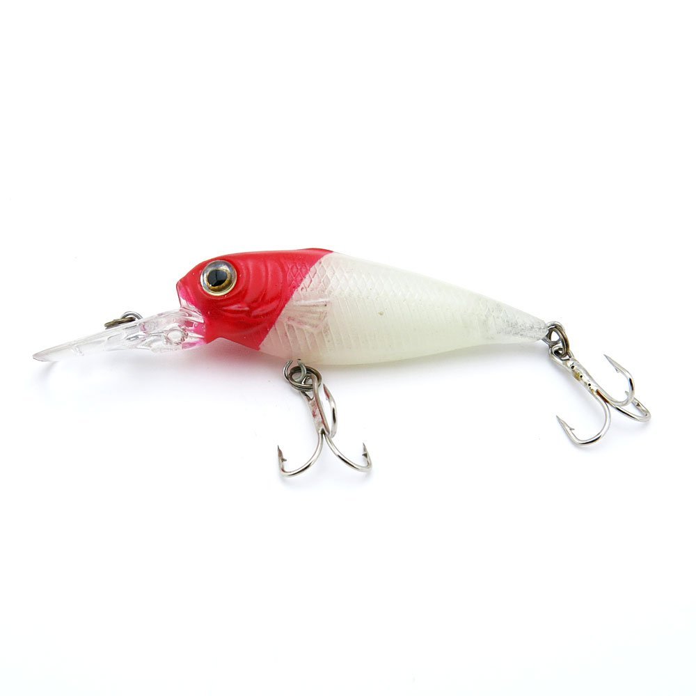 5x Freshwater Saltwater Coarse Sea Crank Trout Tackle Hard Fishing Lures Crankbait Baits peche leurres RHD-70-Luminous 70mm 5g Minnow
