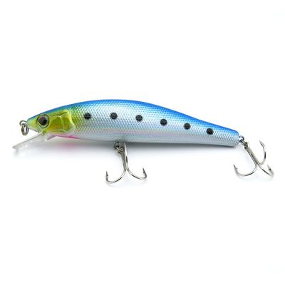10x Freshwater Saltwater Coarse Sea Crank Salmon Hooks Swimbait Hard Fishing Lures Crankbait Baits peche leurres LX-110-02 110mm 15g Minnow