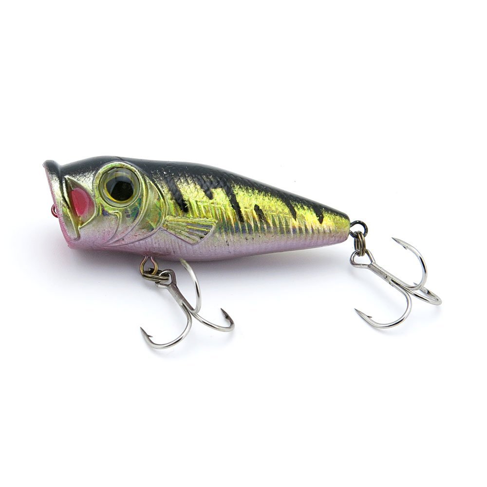 5x Freshwater Saltwater Coarse Sea Crank illex Fly Hard truite Fishing Lures Crankbait Baits peche leurres RHS-50-07 50mm 5g Popper