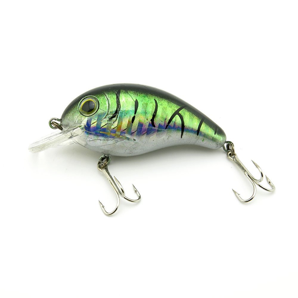5x Freshwater Saltwater Coarse Sea Crank Salmon Trout Fly Hooks Fishing Lures Crankbait Baits peche leurres BD-100-09 60mm 8g