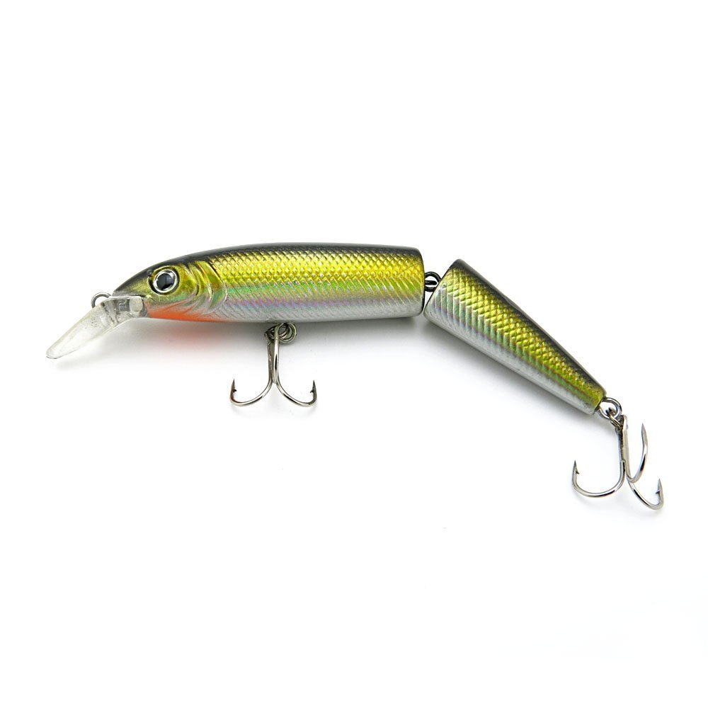 10x Freshwater Saltwater Coarse Sea Crank Trout Hooks Tackle Bass Fishing Lures Crankbait Baits peche leurres RHAE-90-12 90mm 8g Minnow