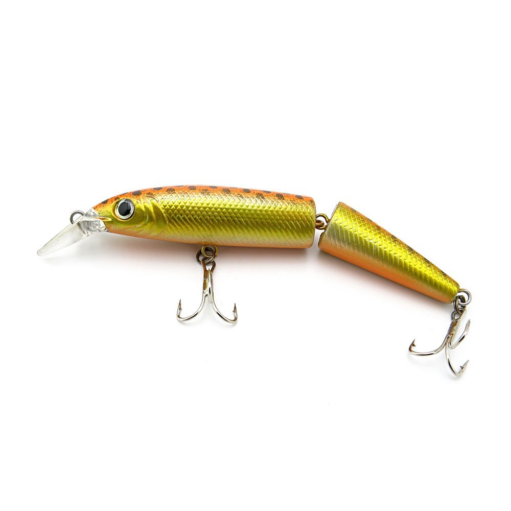 10x Freshwater Saltwater Coarse Sea Crank Trout Hooks Tackle Swimbait Fishing Lures Crankbait Baits peche leurres RHAE-90-13 90mm 8g Minnow