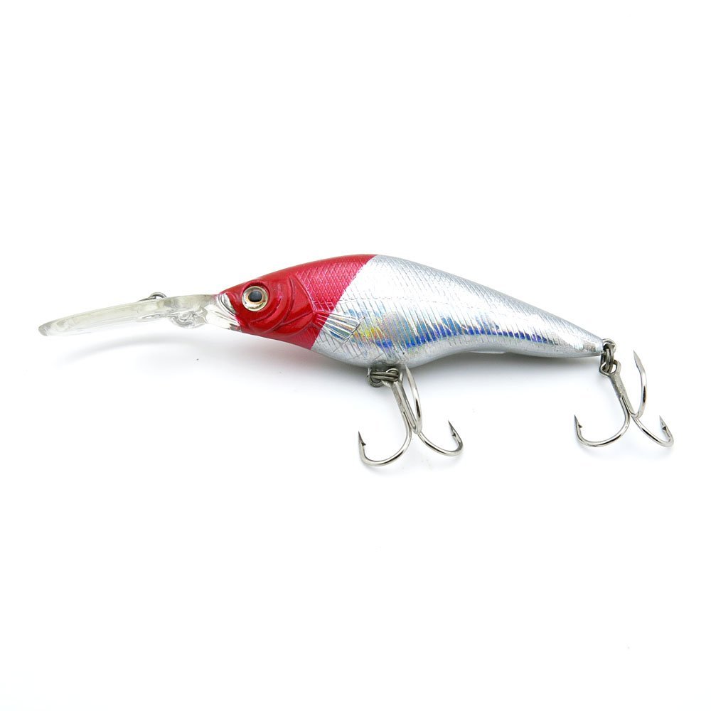 10x Freshwater Saltwater Coarse Sea Crank Trout Hooks Tackle Jerk Fishing Lures Crankbait Baits peche leurres RHAF-110-01 110mm 11g Minnow
