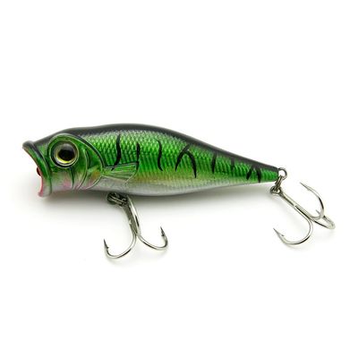 5x Freshwater Saltwater Coarse Sea Crank Salmon illex Pike truite Fishing Lures Crankbait Baits peche leurres GX-70-09 70mm 9g Popper