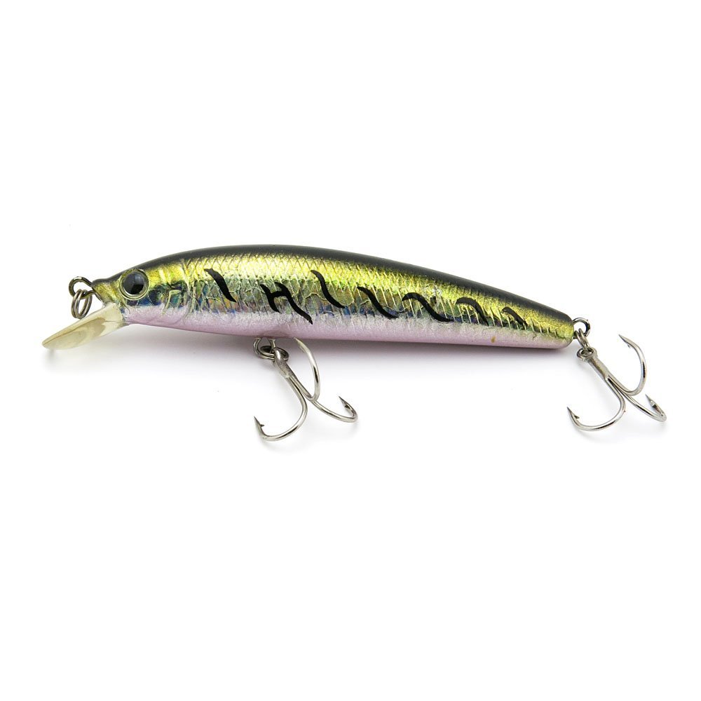 5x Freshwater Saltwater Coarse Sea Crank Fly Tackle Pike Hard Fishing Lures Crankbait Baits peche leurres TC-90-07 90mm 10g Minnow