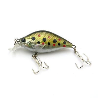 5x Freshwater Saltwater Coarse Sea Crank Fly Bass truite Fishing Lures Crankbait Baits peche leurres YA-50-04 50mm 4g Shad