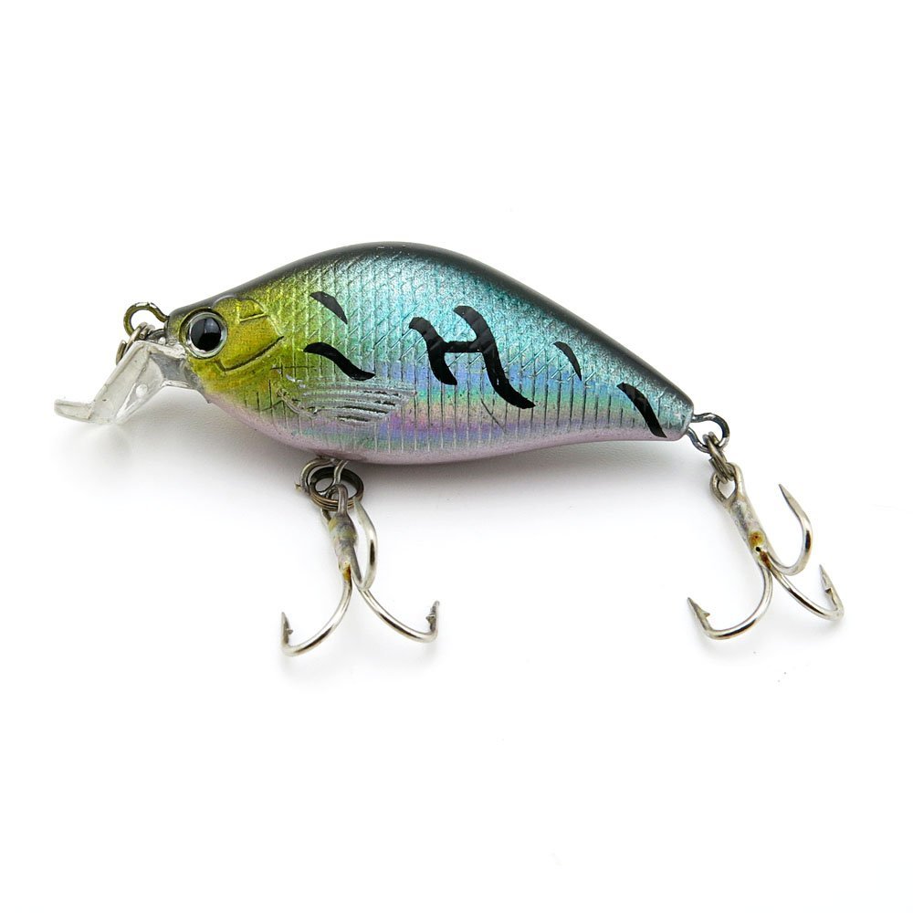 5x Freshwater Saltwater Coarse Sea Crank Fly Bass Hard truite Fishing Lures Crankbait Baits peche leurres YA-50-06 50mm 4g Shad