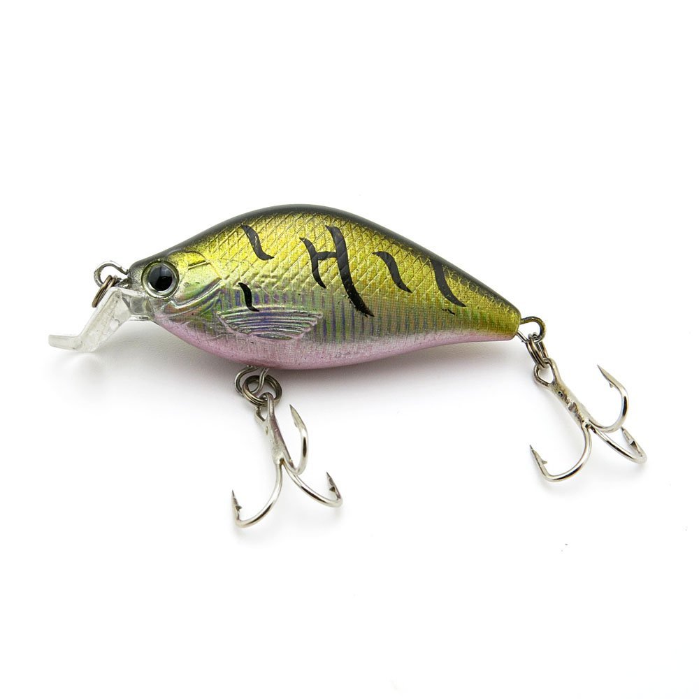 5x Freshwater Saltwater Coarse Sea Crank Fly Swimbait Jerk Pike Fishing Lures Crankbait Baits peche leurres YA-50-07 50mm 4g Shad