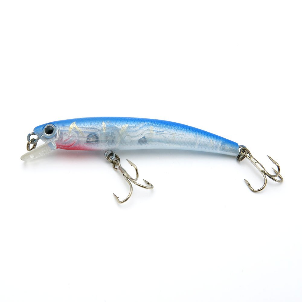 5x Freshwater Saltwater Coarse Sea Crank Hooks Tackle Bass Swimbait Fishing Lures Crankbait Baits peche leurres YB-70-A02 70mm 4g Sinking Minnow