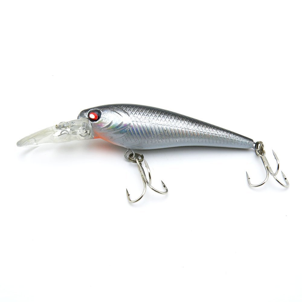 5x Freshwater Saltwater Coarse Sea Crank Hooks Tackle Jerk truite Fishing Lures Crankbait Baits peche leurres YD-70-10 70mm 5g Minnow