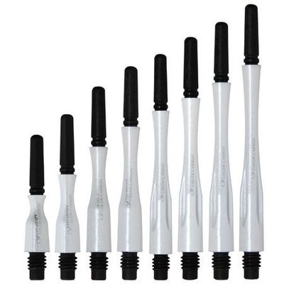 NineDartOut.us Fit Shaft Carbon White Pearl Hybrid 4 Pack (Locked) (#3-24.0mm - in Between)