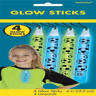 Soccer Glow Sticks 4 Count
