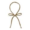 SYAYA Women's Satin Long Bow Tie, Ladies Self Tied Ribbon Bowtie for Japanese Uniform JK Cosplay Shirt Decoration LBK-1 (Champagne) view 1