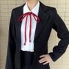 SYAYA Women's Satin Long Bow Tie, Ladies Self Tied Ribbon Bowtie for Japanese Uniform JK Cosplay Shirt Decoration LBK-1 (Champagne) view 2