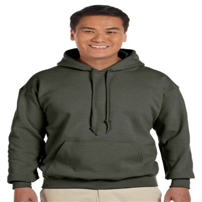 18500 Gildan Adult Heavy Blend Hooded Sweatshirt - Military Green - Xxx-Large