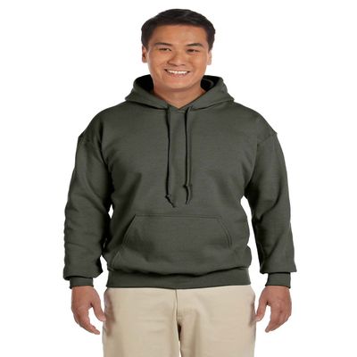 18500 Gildan Adult Heavy Blend Hooded Sweatshirt - Military Green - Xxxx-Large