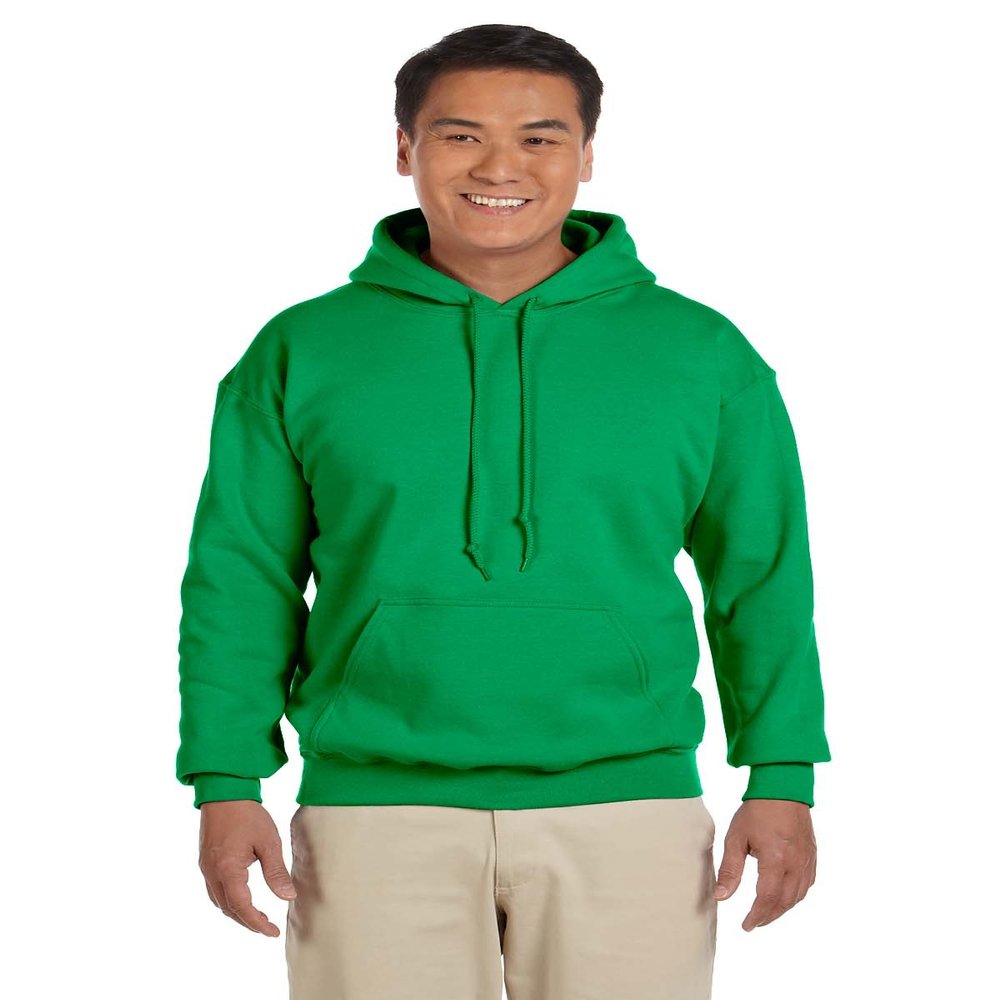 18500 Gildan Adult Heavy Blend Hooded Sweatshirt - Irish Green - Xxxx-Large