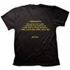 Kerusso May The Lord Be with You Scripture Black Cotton Crew Neck T-Shirt, Small view 1