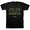 Kerusso May The Lord Be with You Scripture Black Cotton Crew Neck T-Shirt, Small view 4