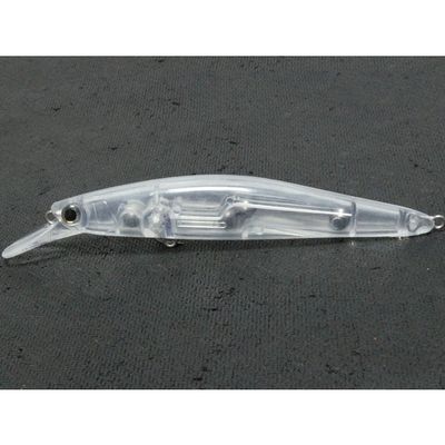 wLure 10 Blank Unpainted Minnow Crankbait Topwater Lipless Jerkbait Fishing Lures V3 (UPM673P10)