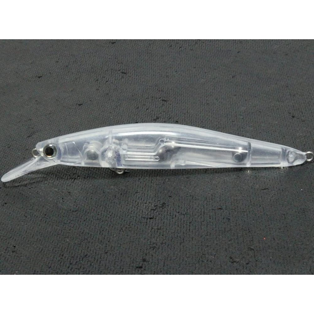 wLure 10 Blank Unpainted Minnow Crankbait Topwater Lipless Jerkbait Fishing Lures V3 (UPM673P10)