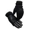 Caiman 2390-4 Heatrac Insulated Gloves Goat Grain with Fleece Back, Medium, Black