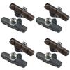 DiscoBrakes 4Prs/8 x Carbon Rim Road Pads - Compatible with Campagnolo Record,Chorus,Centaur view 1