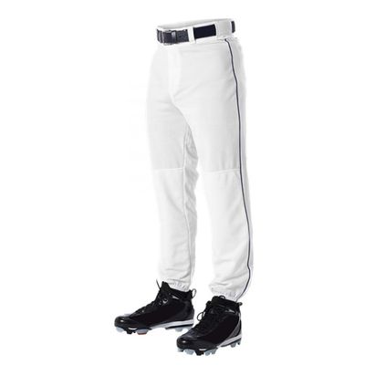 Don Alleson 605PLP Baseball Mens Adult Braid Pipe Pants A Navy 2XL