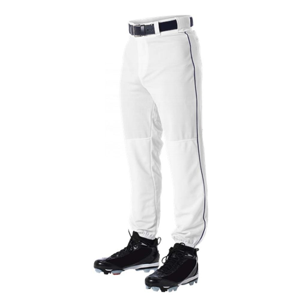 Don Alleson 605PLP Baseball Mens Adult Braid Pipe Pants A Navy 2XL
