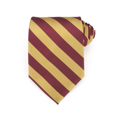 TopTie Unisex Necktie Solid Color Black and Gold Regular Tie