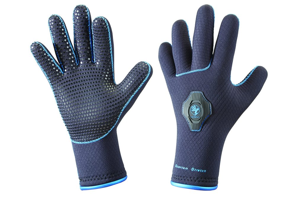 AKONA 5mm Quantum Stretch Neoprene Diving Gloves - Medium