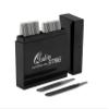 50 Metal Collar Stays for Men's Dress Shirts  2 Sizes (26 x 2.5", 24 x 2.75") in Divided Box view 1