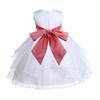 ekidsbridal Wedding Pageant White Shimmering Organza Flower Girl Dress 4613S m view 1