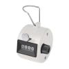 GOGO Handheld Tally Counter, Plastic 4 Digit Palm Clicker, Manual Mechanical Counter for Sport Events, Knitting - White view 1