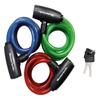 3-Pack 6-Ft. Multi-Purpose Keyed-Alike Bike Lock With 8mm Colored Cables view 1