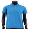 BCPOLO Men's Sportswear Coolon Fabric Polo T-Shirt Zipper Neck Style Blue S view 3
