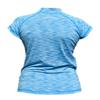 Magic Marine Womens Cube Short Sleeve Rashvest - Flash Blue S view 2