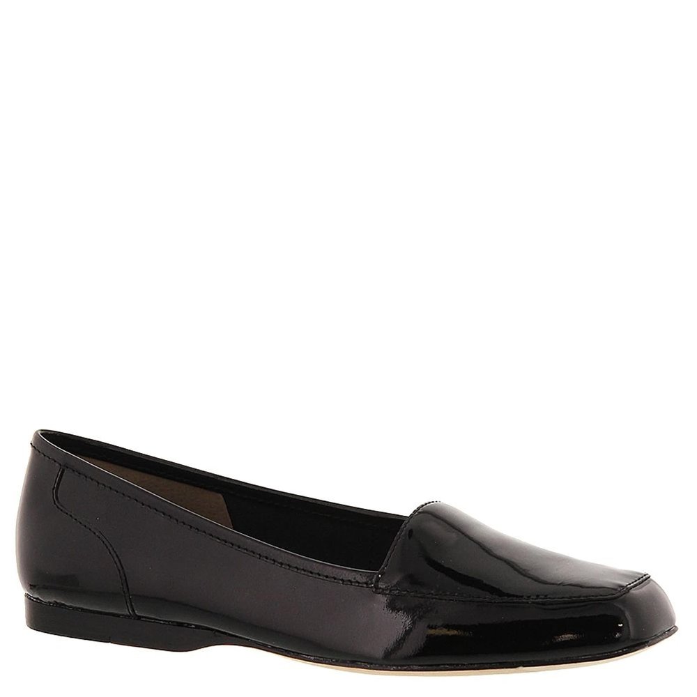 ARRAY Womens Freedom Leather Slip-On Dress Flat, 5.5 M (Medium), Black Patent